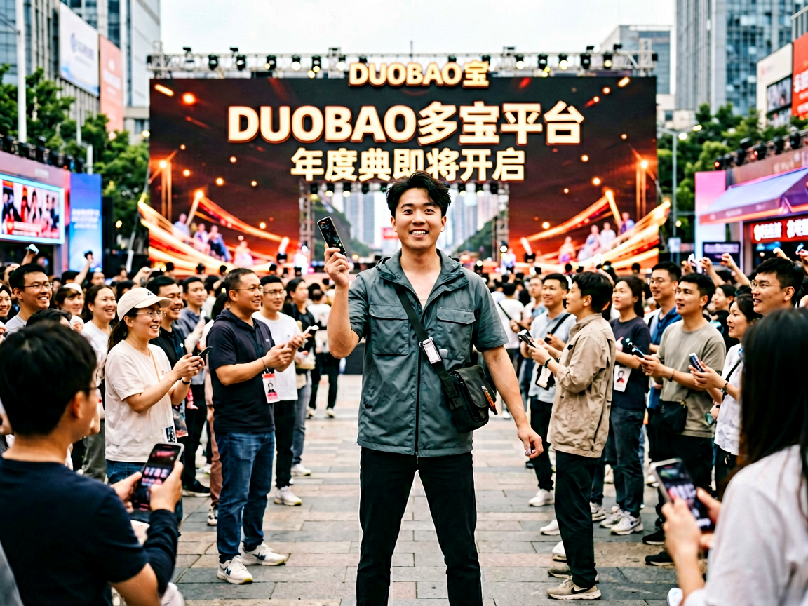 DUOBAO多宝平台年度盛典活动宣传图